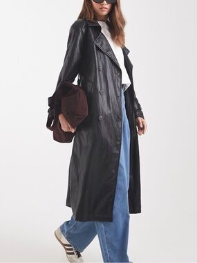 Vintage 80s G-III Black Leather Jacket Plus Size 2X Thinsulate Coat Mob